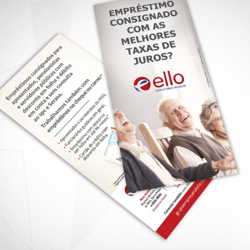 Flyer Ello - Empréstimo consignado.