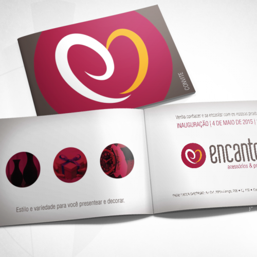Convite de Inauguração da Encantos