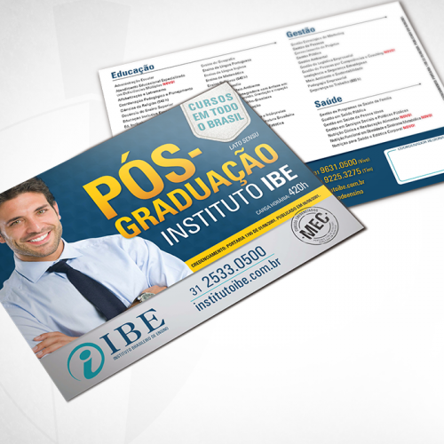 Flyer IBE - Pós Graduação