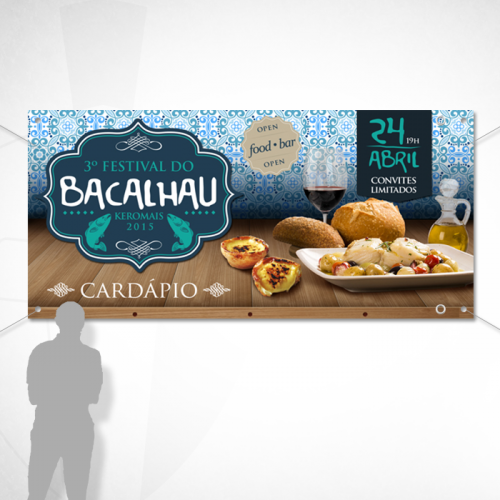 Banner Keromais - 3º Festival de Bacalhão